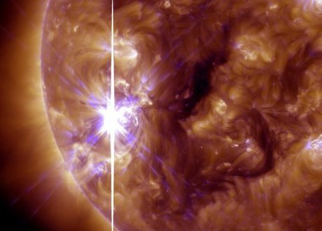 خورشید قوی‌ترین جرقه سال خود را منتشر کرد