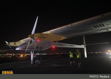 پایان سفر هواپیمای خورشیدی بر فراز آمریکا