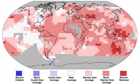 ثبت رکورد دیگری از گرمای زمین در ۲۰۲۰