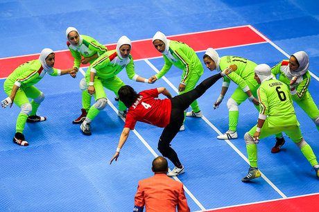 صعود کبدی بانوان به نیمه نهایی بازیهای آسیایی