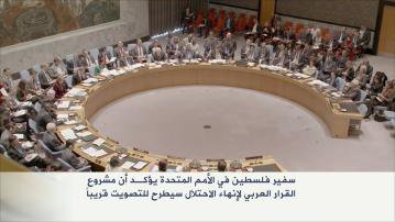 سفیر فلسطین: طرح پایان اشغالگری و تشکیل کشور مستقل به شورای امنیت می‌رود