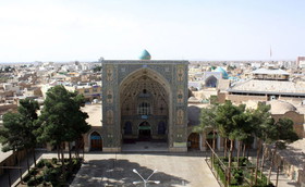 معماری مسجد امام(ره) از جاذبه‌های سمنان