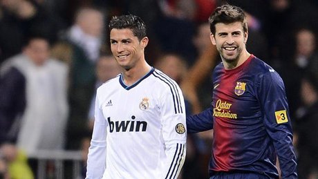 تمجید خرارد پیکه از کریستیانو رونالدو