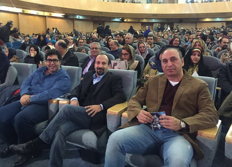 حضور اصغر فرهادی در کنسرت همایون شجریان 