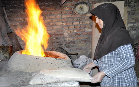 پخت نان سنتی