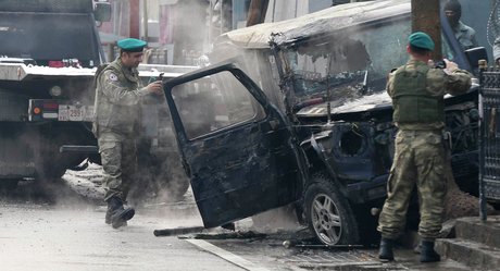 حمله انتحاری در منطقه دیپلماتیک در کابل 2 کشته برجای گذاشت/طالبان مسئول انفجار