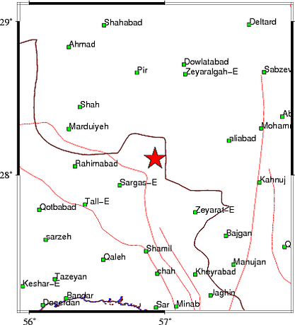 زلزله 5.2 ریشتری فاریاب کرمان را لرزاند