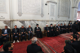 مراسم ترحیم والده رییس‌جمهور - مدرسه عالی شهید مطهری 