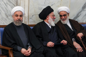 مراسم ترحیم والده رییس‌جمهور - مدرسه عالی شهید مطهری 