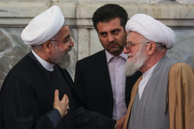 مراسم ترحیم والده رییس‌جمهور - مدرسه عالی شهید مطهری 