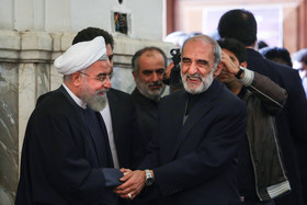 مراسم ترحیم والده رییس‌جمهور - مدرسه عالی شهید مطهری 