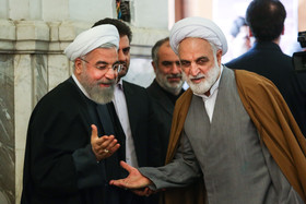 مراسم ترحیم والده رییس‌جمهور - مدرسه عالی شهید مطهری 