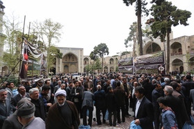 مراسم ترحیم والده رییس‌جمهور - مدرسه عالی شهید مطهری 