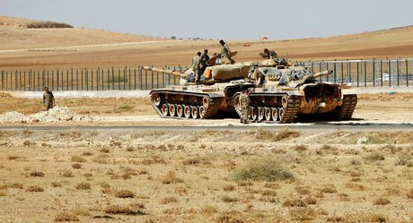 کشته شدن 55 تروریست داعش در حملات توپخانه‌ای ارتش ترکیه به حلب