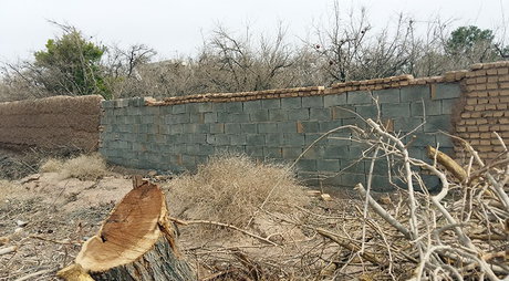 ویرانی کوچه‎‎باغ کوه‎‎ریگ مهریز