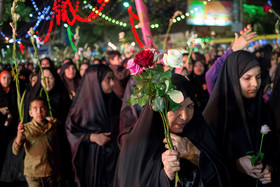 گلباران حرم رضوی به مناسبت سالروز تولد امام جواد (ع)