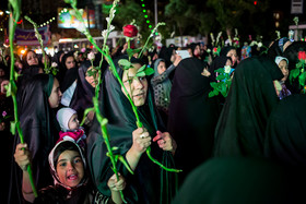 گلباران حرم رضوی به مناسبت سالروز تولد امام جواد (ع)