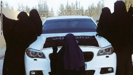تصاویر زنان داعشی