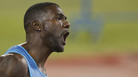 جاستین گاتلین با کمک باد رکورد بولت را شکست + فیلم