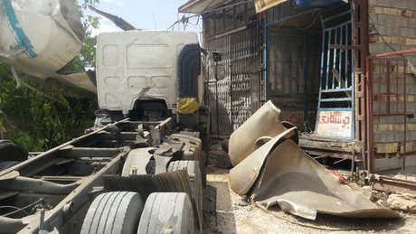 انفجار تانکر سوخت در یاسوج+تصاویر