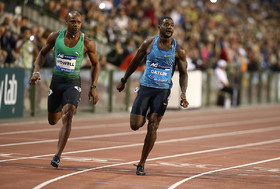 گاتلین باز هم از بولت جلو زد