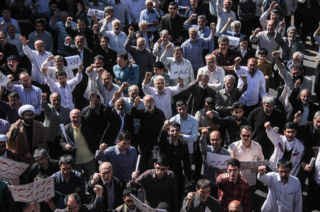 راهپیمایی نمازگزاران لرستانی در محکومیت فاجعه منا