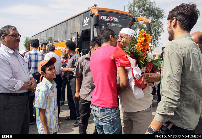 بازگشت حجاج سمنانی از ۱۴ خرداد