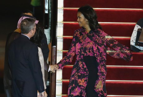 سفر میشل اوباما به قطر 