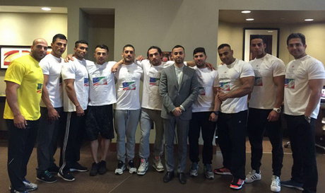 نخستین گروه از قهرمانان و بدنسازان ایرانی وارد آمریکا شدند