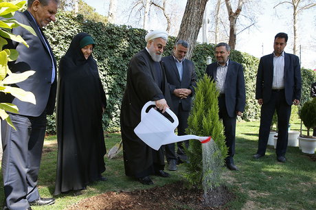 همگان در نهضت بزرگ حفاظت از محیط زیست و گسترش فضای سبز تلاش کنند