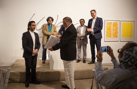 افتتاح نمایشگاه هنرمند آلمانی در بنیاد لاجوردی