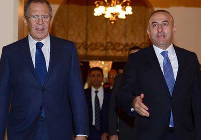 تاکید بر مذاکرات آستانه در کنفرانس خبری وزیران خارجه ترکیه و روسیه