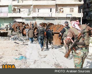 عقب‌نشینی تروریست‌ها از سومین شهر بزرگ سوریه