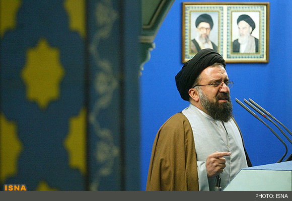 خاتمی: انقلاب اسلامی به کسی باج نمی‌دهد بلکه توی دهن زورگو می‌زند