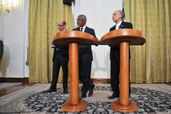 دیدار کوفی عنان با صالحی