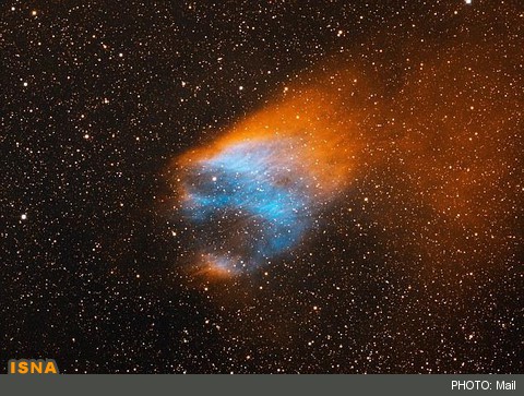 سحابی «جمجمه آتشین» کشف شد