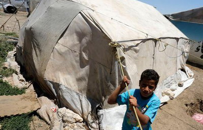 کم‌آبی و گرمای هوا، تهدید جدی برای کودکان سوری