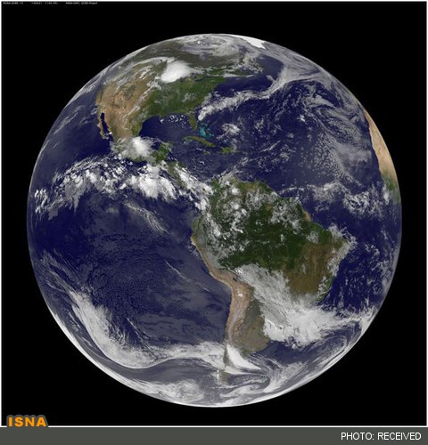 تصویر فضایی دیدنی از زمین در شروع انقلاب تابستانی 