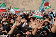 رییس جمهور در جمع مردم حاجی آباد