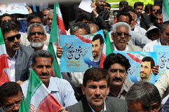 رییس جمهور در جمع مردم حاجی آباد