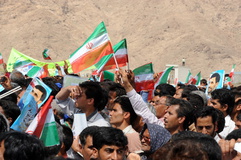 رییس جمهور در جمع مردم حاجی آباد