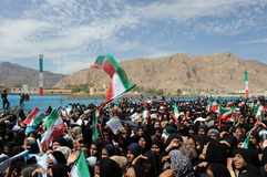 رییس جمهور در جمع مردم حاجی آباد