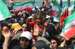 رییس جمهور در جمع مردم حاجی آباد