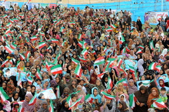 رییس جمهور در جمع مردم بندر خمیر