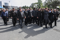 مراسم تشییع و خاکسپاری پیکر استاد داریوش صفوت