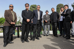 مراسم تشییع و خاکسپاری پیکر استاد داریوش صفوت