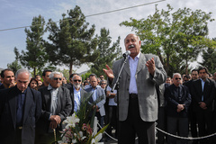 مراسم تشییع و خاکسپاری پیکر استاد داریوش صفوت