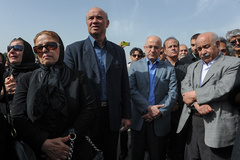 مراسم تشییع و خاکسپاری پیکر استاد داریوش صفوت