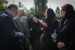 مراسم تشییع و خاکسپاری پیکر استاد داریوش صفوت