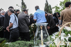 مراسم تشییع و خاکسپاری پیکر استاد داریوش صفوت